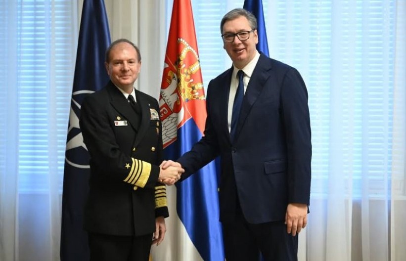 PREDSEDNIK VUČIĆ SE SASTAO SA ADMIRALOM MANČOM "Politika vojne neutralnosti čvrsta"