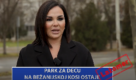 LAŽOMER: Park za decu na Bežanijskoj kosi ostaje (VIDEO)