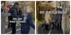 ČIST FAŠIZAM NA DELU "Studenti" ponižavaju ženu, teraju je kao da je pas, LJUDI OVO JE NEČIJA MAJKA, BAKA... (VIDEO)
