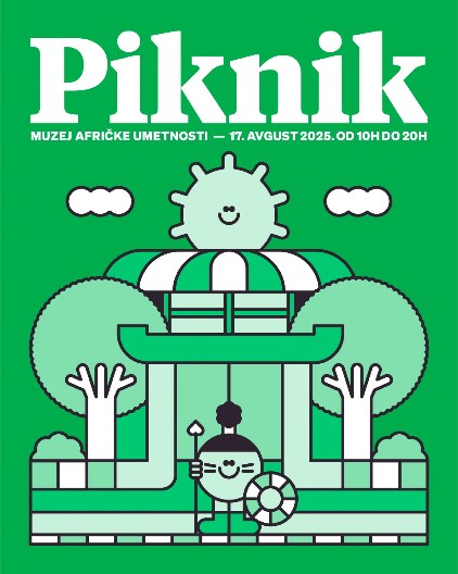 PIKNIK U PRIJATNOM ZELENILU MUZEJA AFRIČKE UMETNOSTI Najavljen je zanimljiv  program i kreativne radionice za najmlađe