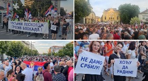 GRAĐANI PROTIV BLOKADA I NASILJA! "Hoću moju Srbiju nazad!" Okupljanja širom Srbije: Hoćemo normalan život! Tu su i bajkeri! (FOTO/VIDEO)