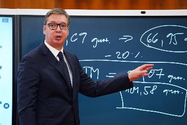 "OČEKUJEMO PAD CENA ZA OKO 15 POSTO" Predsednik Vučić predstavio nove ekonomske mere: Ograničavanje marži, manje kamate kredita (VIDEO)