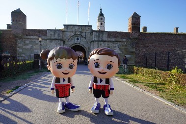 Maskote Ekspa 2027 oživele duh igre širom Srbije (FOTO)