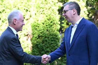 VUČIĆ SA KOPMANOM Predsednik informisao sagovornika o rezultatima i mogućnostima za ubrzanje ispunjavanja evropske agende