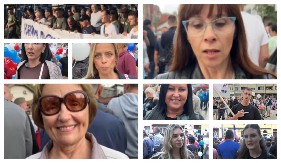 OVO SU NAJMOĆNIJE PORUKE GRAĐANA SA JUČERAŠNJEG SKUPA "Dosta je blokada, želimo mir i normalan život"