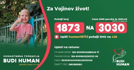 SRBIJO, POMOZI! Vojinu (5) je potrebna naša pomoć da pobedi opaku bolest
