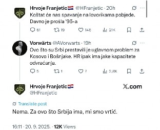"ZA OVO ŠTO SRBIJA IMA MI SMO VRTIĆ!" Hrvati u panici nakon vojne parade u Beogradu: Srbija je mnogo napredovala u naoružanju!