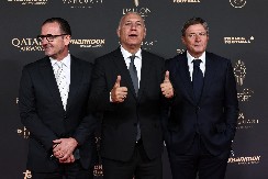 KAKVA ČAST Piksi i Mijatović sa fudbalskom legendom na dodeli Zlatne lopte