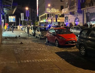 EKSPLOZIJA U CENTRU BEOGRADA: Srča u Kosovskoj ulici, delovi stana leteli na ulicu! (FOTO/VIDEO)