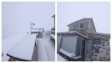 GRČKA ZAVEJANA, TURISTI U NEVERICI Mesto koje vole srpski turisti skroz zavejano (VIDEO)