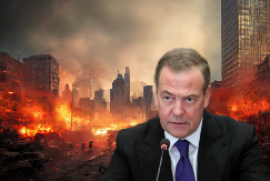 JEZIVO OBRAĆANJE MEDVEDEVA: Pominje strah kao pred klanje i "OTKIDANJE GLAVA" liderima kao što su Merc i Makron!