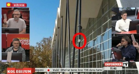 VUČIĆEVIĆ OBJAVIO NOVE FOTOGRAFIJE NADSTREŠNICE "Misteriozan beli uređaj okačen o sajlu"