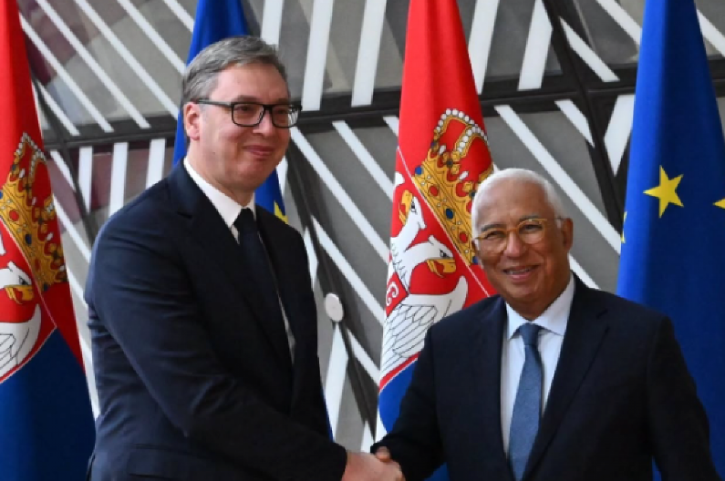 "ODLIČAN SASTANAK" Predsednik Vučić sa Antonijom Koštom u Briselu: Razgovor o ključnim aspektima odnosa Srbije i EU (FOTO)