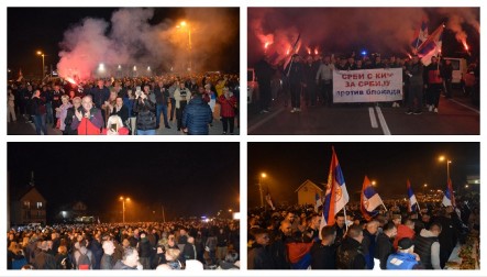 DOMAĆINSKI DOČEK U MELJAKU ZA PEŠAKE HEROJE Na ovaj put smo krenuli da pokažemo da smo za slogu i mir i našu državu Srbiju!