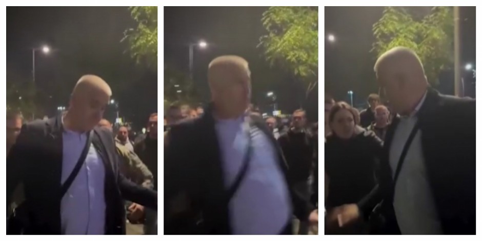 SNIMAK NAPADA BLOKADERA NA NJIHOVOG PROFESORA MILANA RISTANOVIĆA Šutirali ga i vređali (VIDEO)