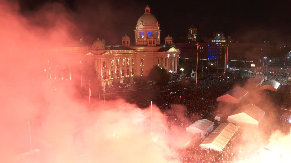 MAGIČNE SCENE, 50.000 SRBA DOČEKALO SRBE SA KiM! "Hvala braći što su uvek uz Srbiju i predsednika Vučića