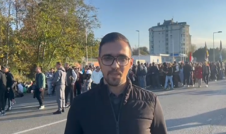 "OVO NIJE TURA DO STRAZBURA, OVO JE PODRŠKA SRBA ZA SRBE" Veličanstveni doček pešaka sa KiM