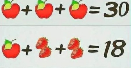 “VOĆNA” MATEMATIČKA MOZGALICA ZAPALILA INTERNET! Samo pravi matematički znalci mogu da reše ovaj VOĆNI IZAZOV – da li ste dovoljno brzi?