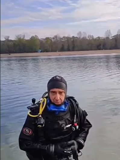 MLADEN MIJATOVIĆ SE PRIPREMA ZA OZBILJAN IZAZOV Voditelj Pinka pola sata bio pod vodom, oprema teška gotovo 40 kilograma