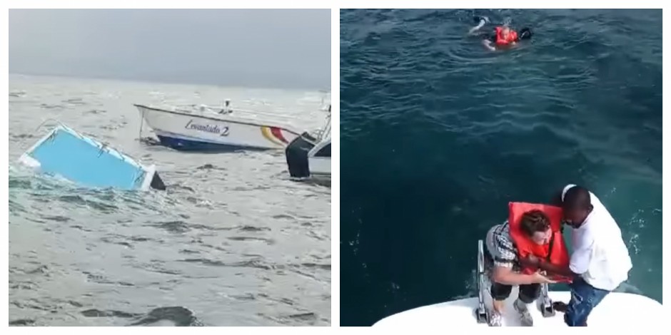 UŽAS! POTONUO KATAMARAN PUN TURISTA U KARIPSKOM MORU Desetine preplašenih putnika ostale da PLUTAJU (FOTO/VIDEO)