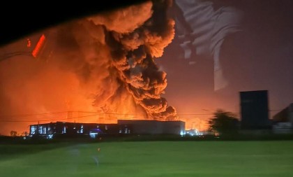 STRAVIČAN POŽAR U INDUSTRIJSKOJ ZONI Desetine ljudi povređeno, odjekuju eksplozije u glavnom gradu!