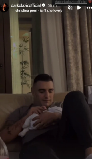 EMOTIVNI TRENUTAK KOJI TOPI SRCA Darko Lazić snimljen dok uspavljuje ćerku, ne može da sakrije sreću!