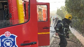 ZAPALILA SE SUŠARA ZA MESO Požar u Čačku