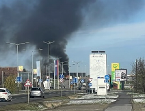 GORI KAMION NA TEMERINSKOM PUTU Crni dim kulja iz vozila (FOTO)
