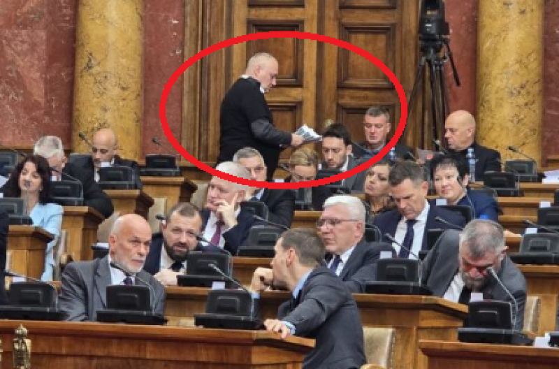 ĐILASOV POTRČKO KOORDINRA NESTOROVIĆEVE POSLANIKE Srđan Milivojević deli plakate i huška na nered u Skupštini! (FOTO)