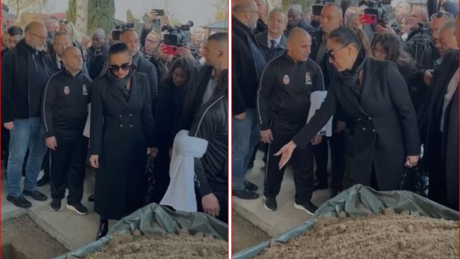 CECA VAN SEBE, BLEDA I UTUČENA Pevačica odala poslednji pozdrav Draganu Markoviću Palmi: "Mnogo mi je teško..." (VIDEO)