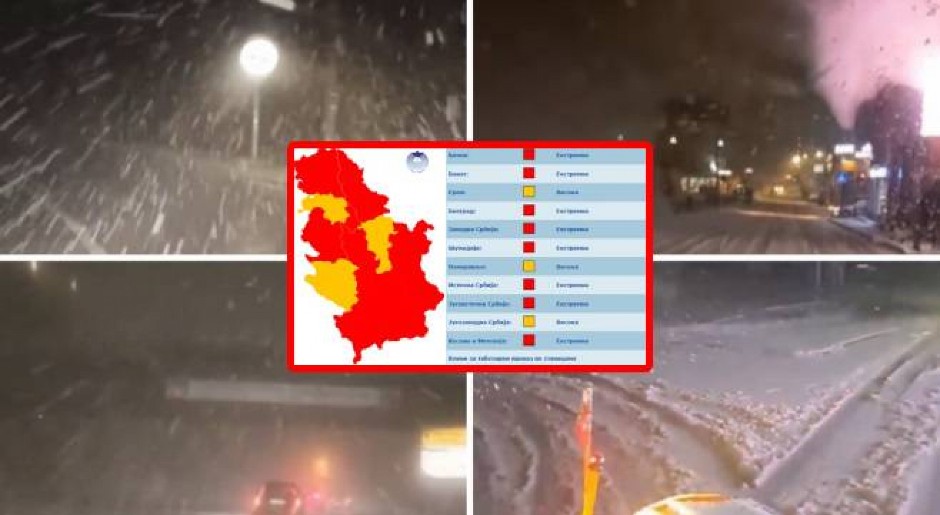 NOVI NALET SNEGA DONOSI DO 30CM POKRIVAČA Zabeleće se Srbija, a drastično pogoršanje sledi od OVOG datuma