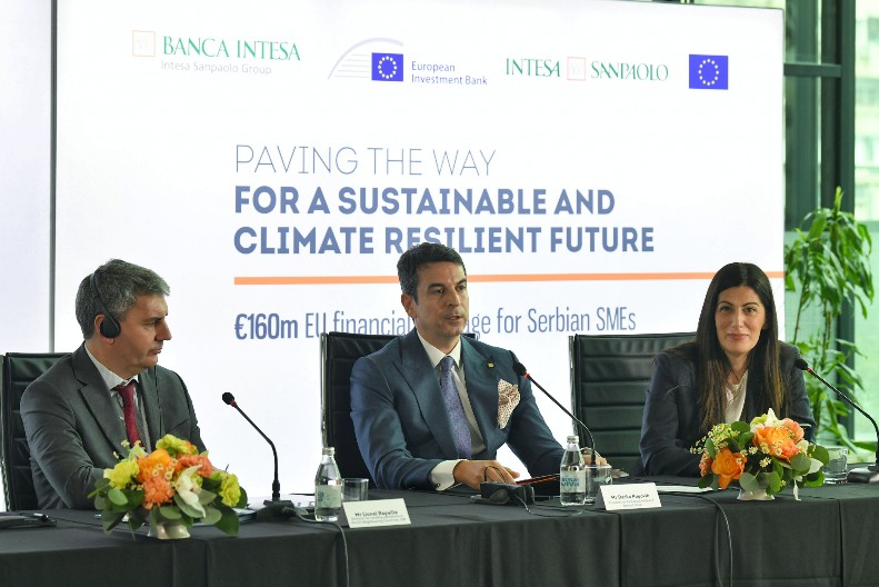 EU obezbeđuje 160 miliona evra za održiv rast MSP u Srbiji zahvaljujući partnerstvu između EIB Global, Banca Intesa i Intesa Leasing
