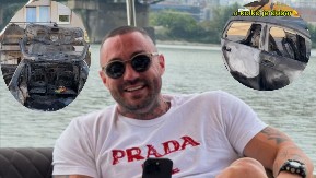 JEZIVE FOTOGRAFIJE ZAPALJENOG AUTOMOBILA! Isplivale slike nakon požara, influenserovo vozilo potpuno uništeno! (FOTO)