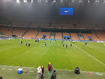 FUDBALSKI HRAM Pogledajte kako izgleda poslednji trening Crvene zvezde na "San Siru" pred meč sa Milanom (VIDEO)