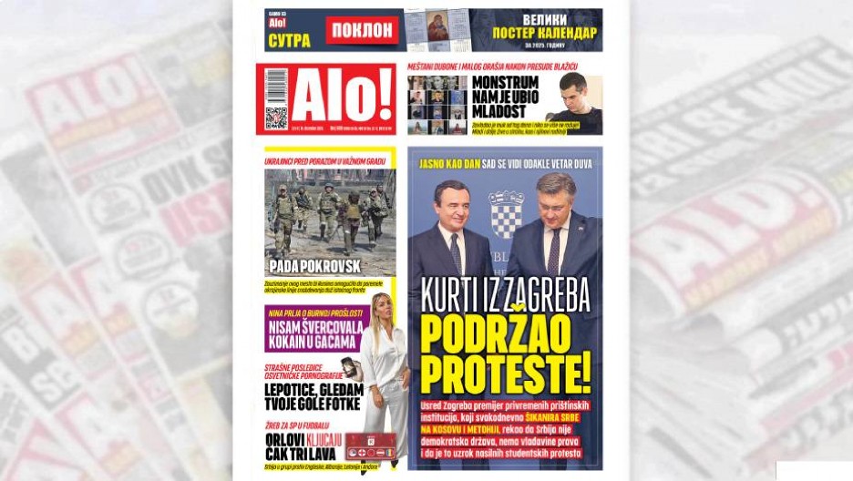 KURTI IZ ZAGREBA PODRŽAO PROTESTE! Sad se vidi odakle vetar duva, sve je JASNO KAO DAN