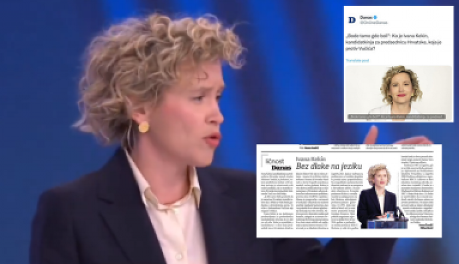 MEDIJI DRAGANA ŠOLAKA SPROVODE NAREDBE IZ HRVATSKE Opozicioni "Danas" proglasio Ivanu Kekin za za ličnost dana jer je rekla da je strateški interes Hrvatske rušenje Aleksandra Vučića (FOTO)