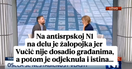 Palo priznanje na antisrpskoj N1 televiziji - Blokade ne predstavljaju većinsku Srbiju! (VIDEO)