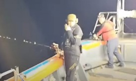 SCENA KOJA LEDI KRV U ŽILAMA Morska zver iskače na brod i napada pecaroša, neverovatan snimak!