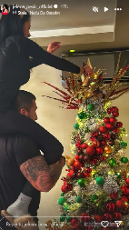 VODITELJKA SE POPELA SUPRUGU NA RAMENA! Osvanula nesvakidašnja fotka iz porodičnog doma (FOTO)