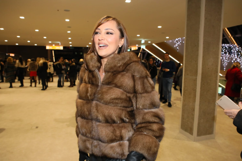 ''VOLIM JE, ZNAM SVE NJENE PESME'' Aleksandra Prijović stigla na koncert Jelene Rozge pre svih, na ovo pitanje novinara nije odgovorila