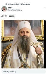 BOŽIĆNA POSLANICA PATRIJARGA PORFIRIJA: "Jedni prema drugima moramo biti braća, Srpski narod će doživeti pravdu i mir"