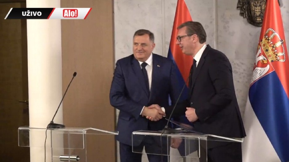 Vučić se sutra sastaje sa Dodikom u Beogradu