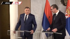 Vučić se danas sastaje sa Dodikom u Beogradu