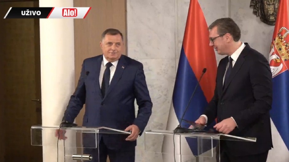 Vučić se danas sastaje sa Dodikom u Beogradu