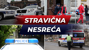 AUTO SLETEO S PUTA, ZAVRŠIO POTPUNO SMRSKAN! Teška nesreća kod Temerina (FOTO)