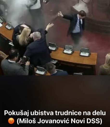 FALSIFIKAT ORIGINALA: Miloš Jovanović kao Kurti u Skupštini Srbije, samo pogledajte snimak!