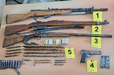 PANČEVAC (64) SE NAORUŽAO DO ZUBA Zaplenjena mu i vojna poluautomatska puška