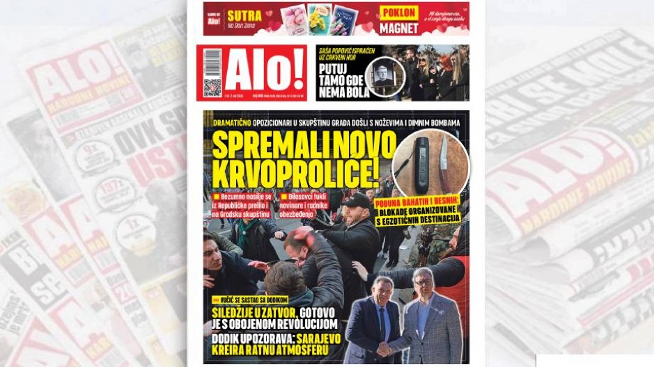 SPREMALI NOVO KRVOPROLIĆE! Opozicionari u Skupštinu grada došli s noževima i dimnim bombama