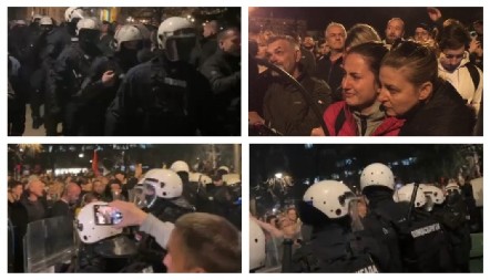 STOP BLOKADAMA U Pionirski park upali studenti blokaderi! Studenti koji žele da uče nisu se uplašili zgubidana i neradnika (FOTO/VIDEO)