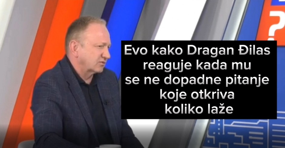 BAHATI ĐILAS NAPAO NOVINARA! Evo kako se ponaša kada je uhvaćen u laži (VIDEO)